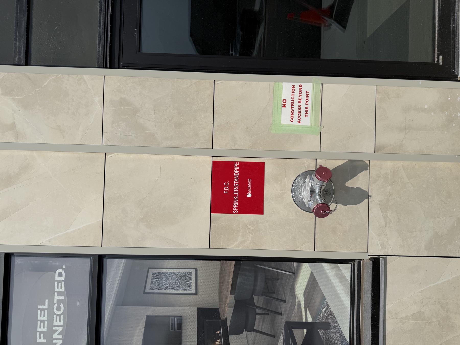 Fire department connection, The Albright Rentals