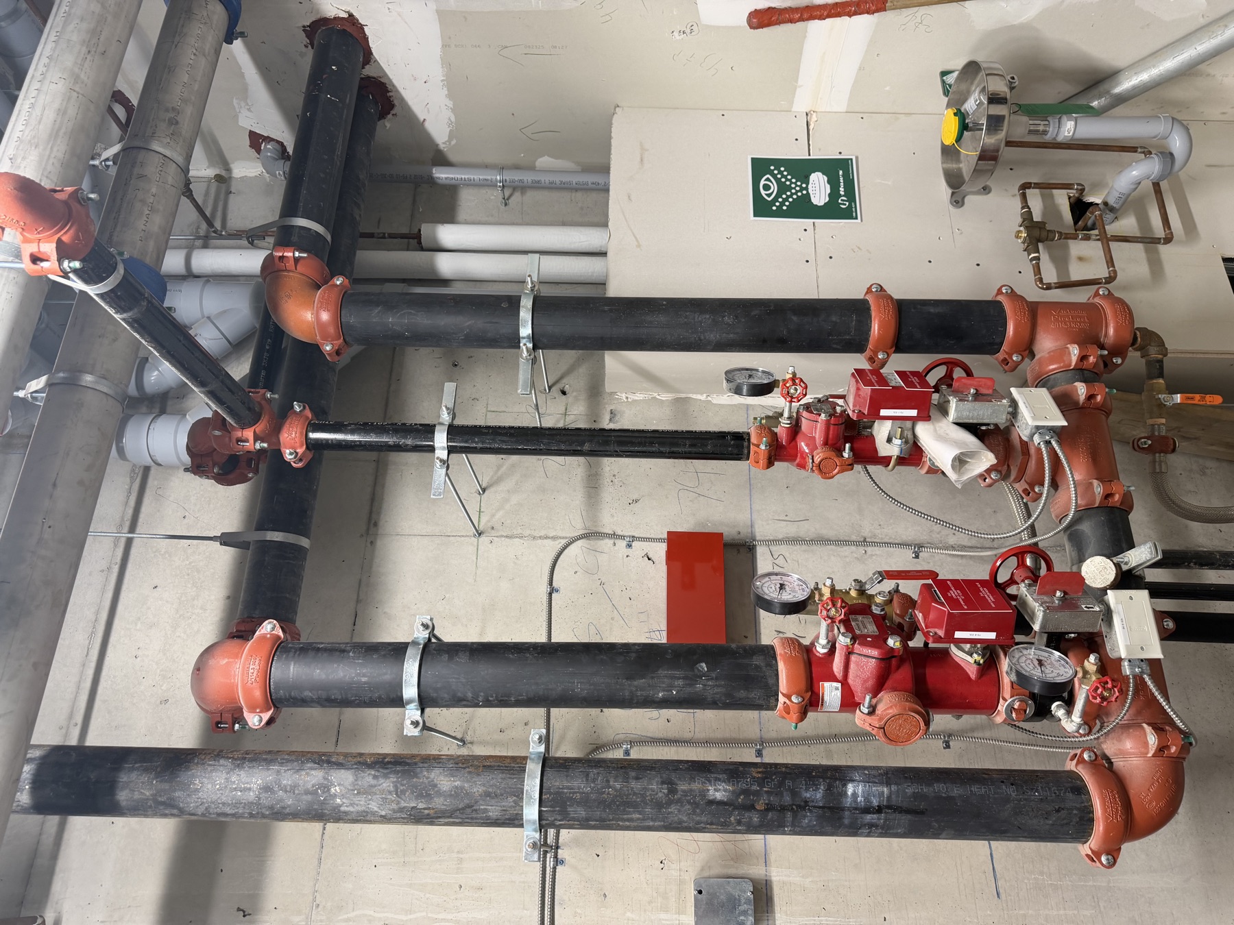 Backflow and valve assembly, The Albright Rentals