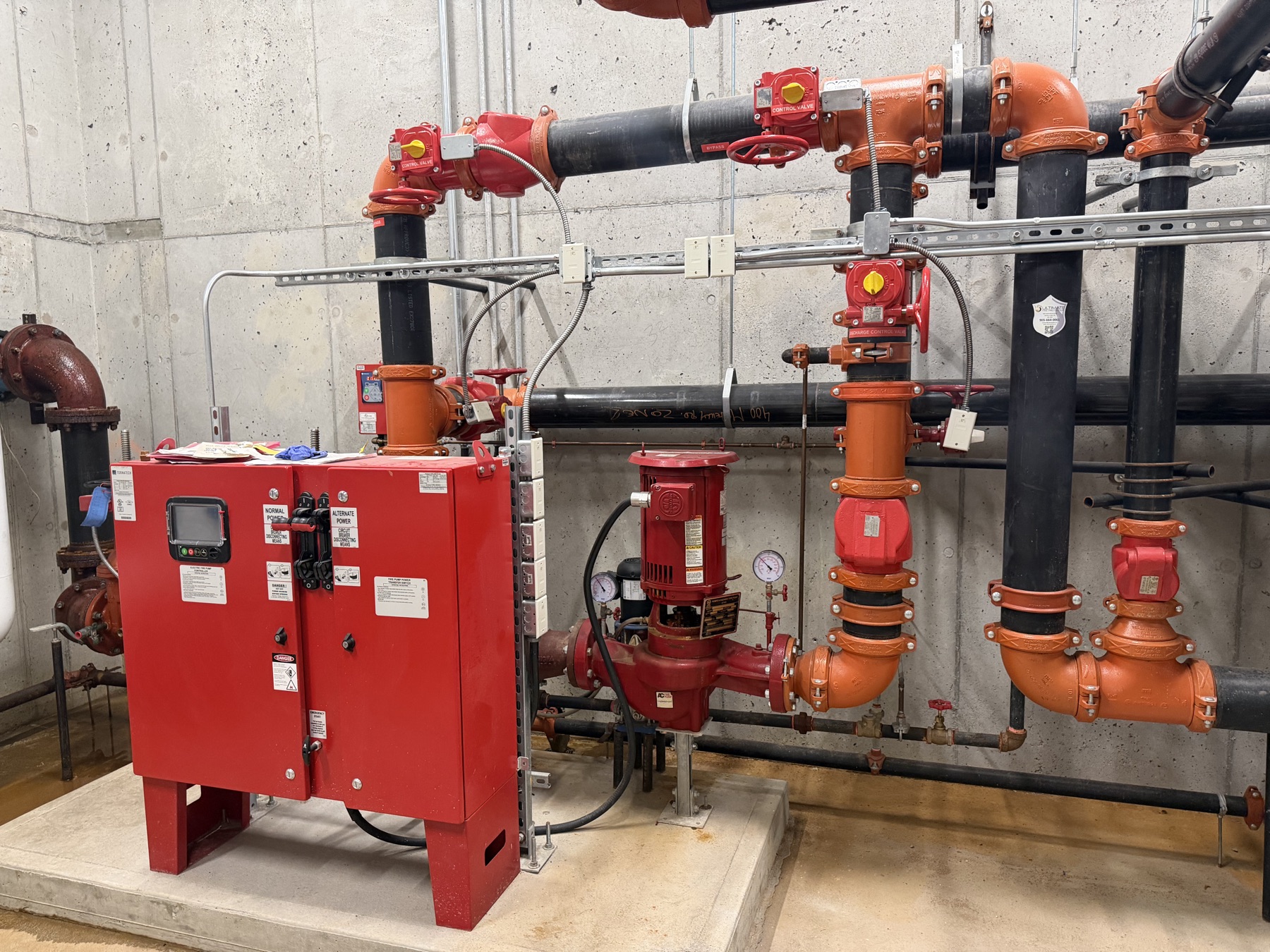 The Jackson Condos — fire pump installation